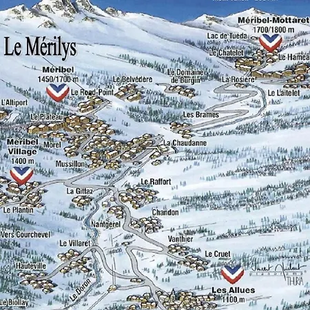 Marmotte Des Neiges Semesterbostad Méribel